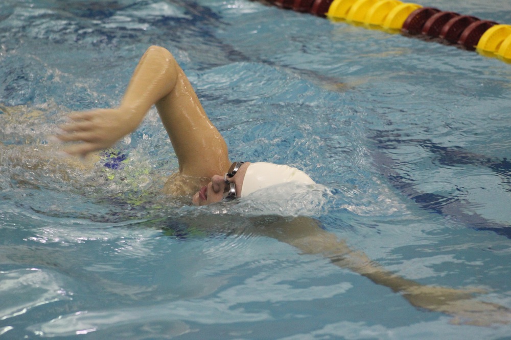 Girl swimming