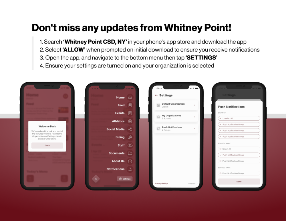 Whitney Point app graphic